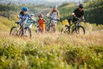 Livingston family-biking-2-rockland-park-calgary-brookfield-residential
